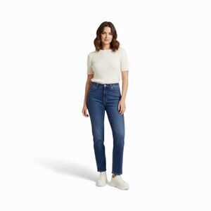 Lauren Jeans Co. Straight Leg Jeans Blue Size 14